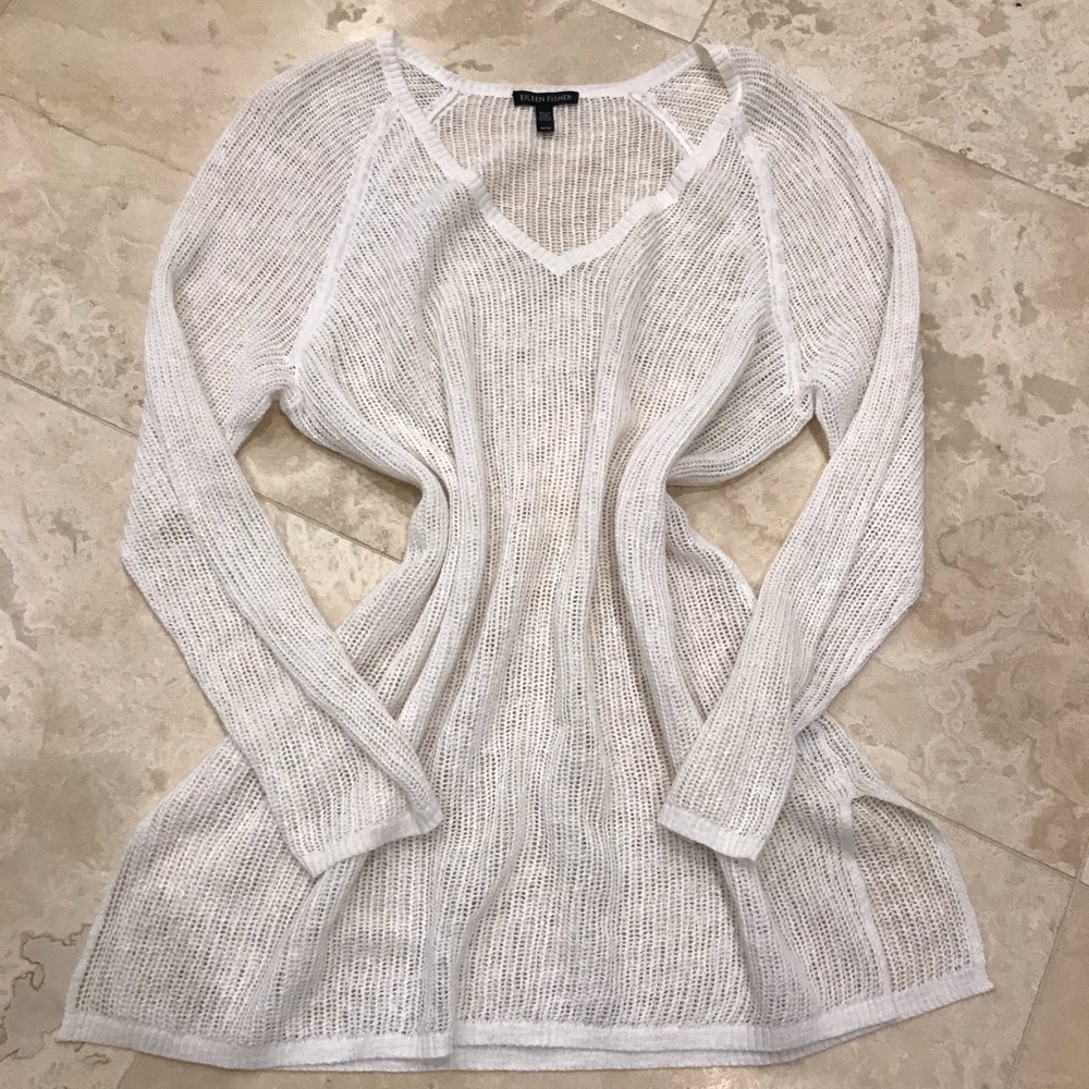 Eileen Fisher v neck Pullover